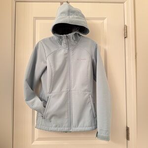 Columbia Omni Wind Block coat breathable windproof Robin‘s egg blue small